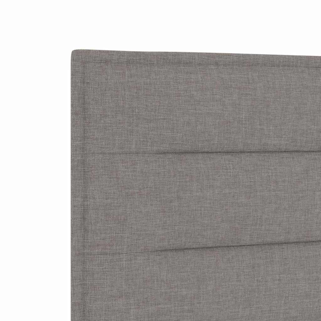 Estrutura da Cama Cinzento-acastanhado 100 x 200 cm tecido