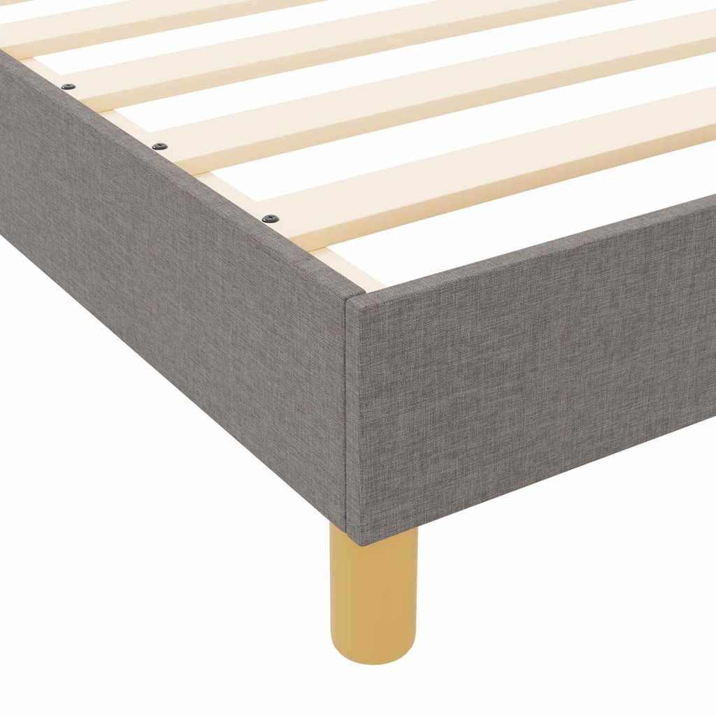 Estrutura da Cama Cinzento-acastanhado 100 x 200 cm tecido