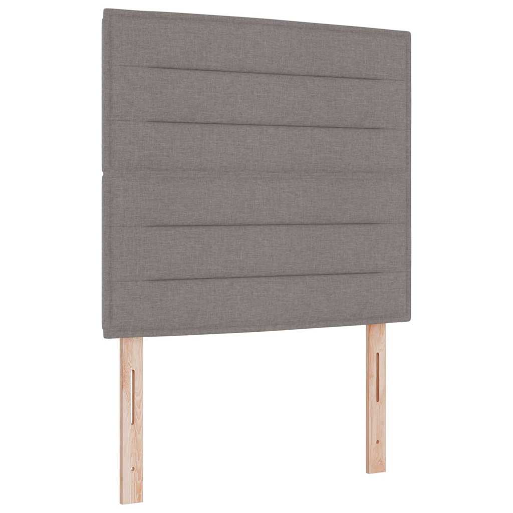 Estrutura da Cama Cinzento-acastanhado 100 x 200 cm tecido