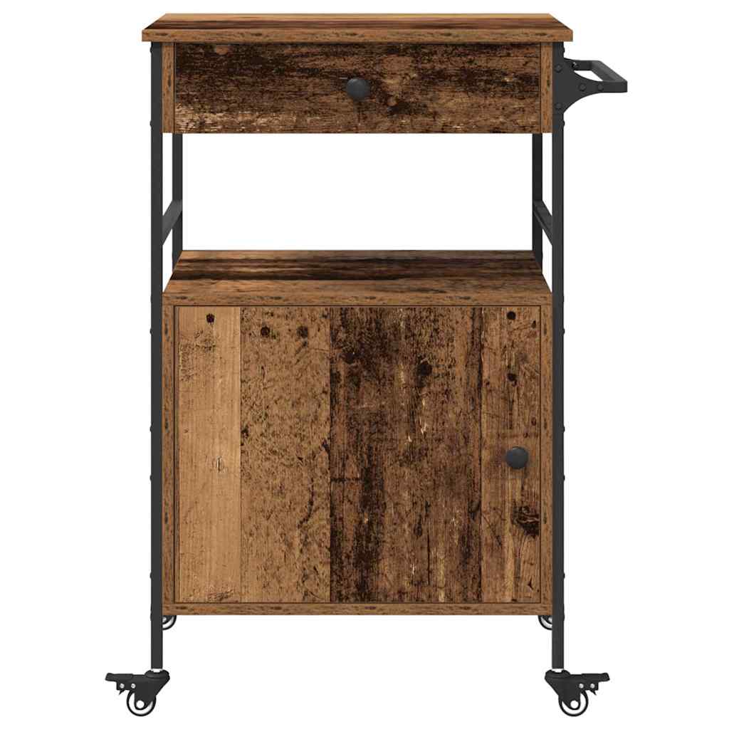 Carrinho de Cozinha Madeira antiga 56 x 43 x 89.5 cm