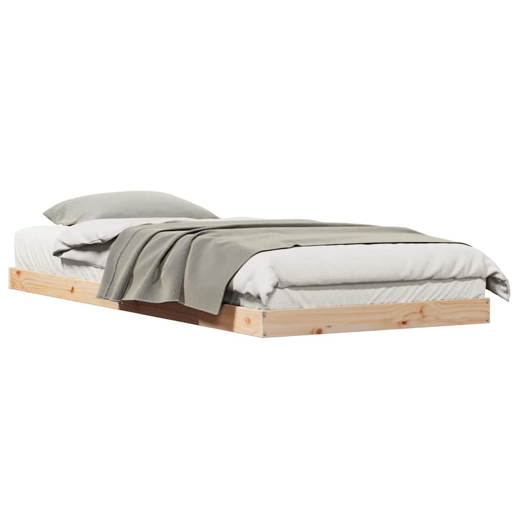 Estrutura de cama de chão Natural 200 x 220 cm