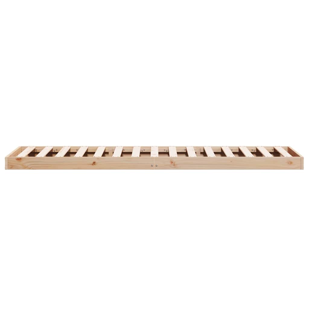 Estrutura de cama de chão Natural 200 x 220 cm