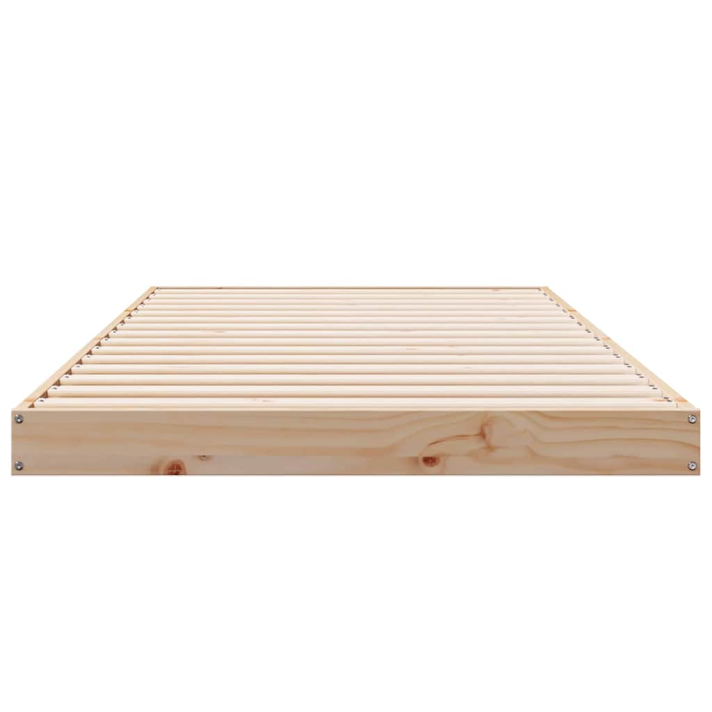 Estrutura de cama de chão Natural 80 x 220 cm
