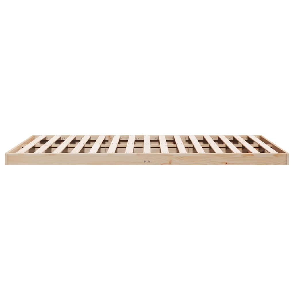 Estrutura de cama de chão Natural 200 x 220 cm