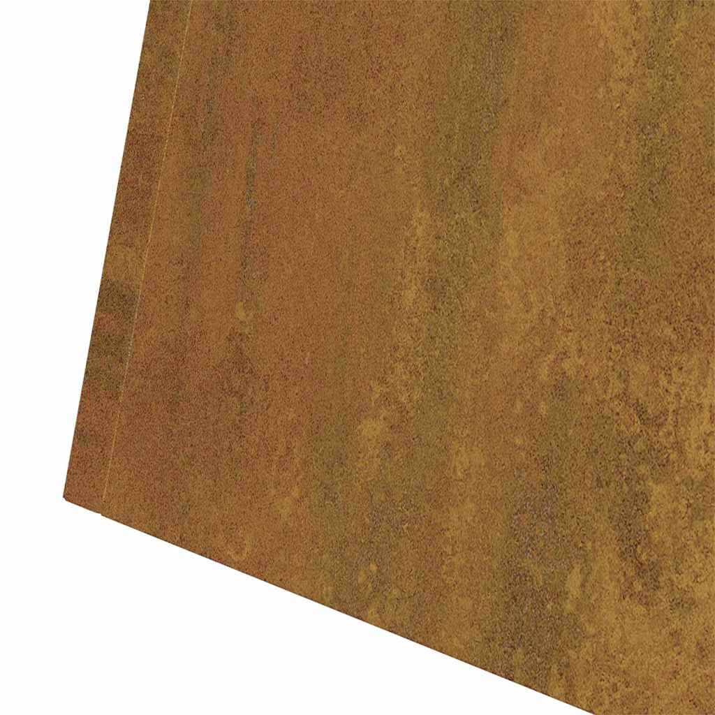 Vaso de Pilar 2 pcs Prateado 35 x 35 x 73 cm Aço