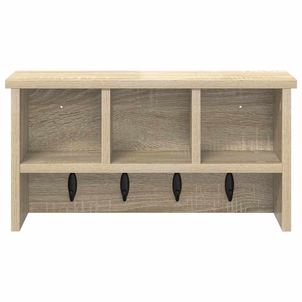 Cabideiro de Parede Carvalho sonoma 50 x 16 x 26 cm