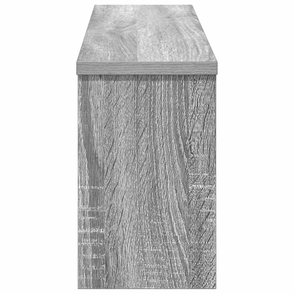 Cabideiro de Parede Sonoma cinzento 75 x 16 x 26 cm