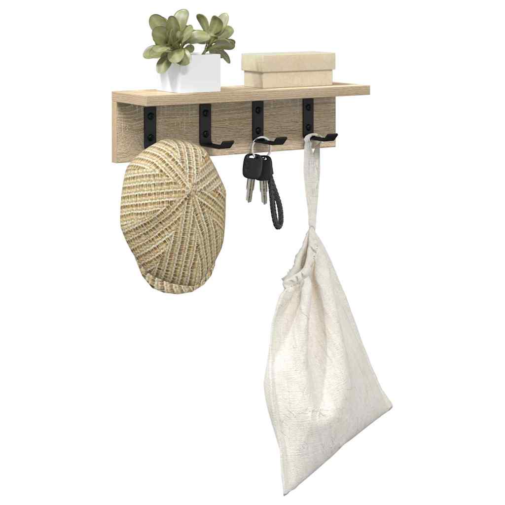 Cabideiro de Parede Carvalho sonoma 40 x 10.5 x 10.5 cm