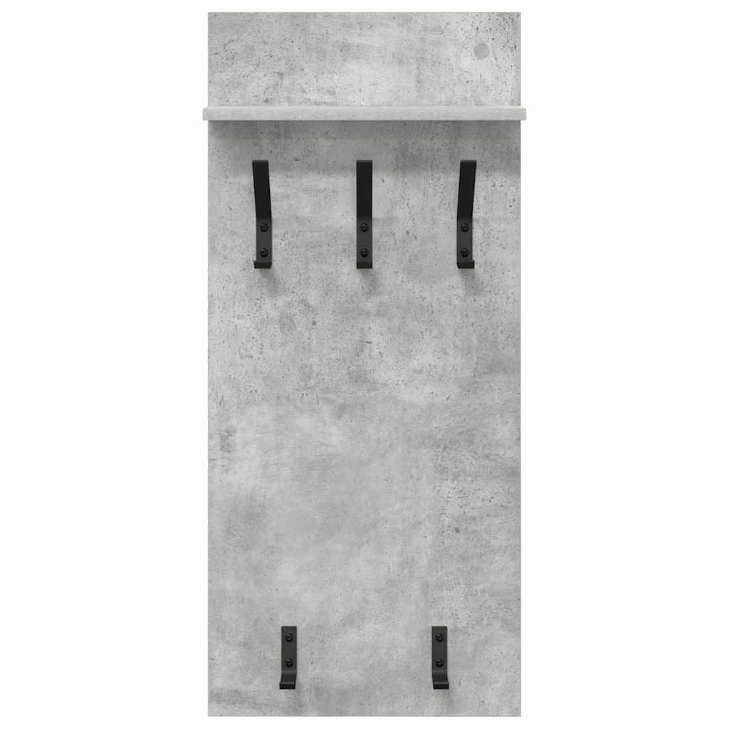 Cabideiro de Parede Cinzento cimento 90 x 40 x 10 cm