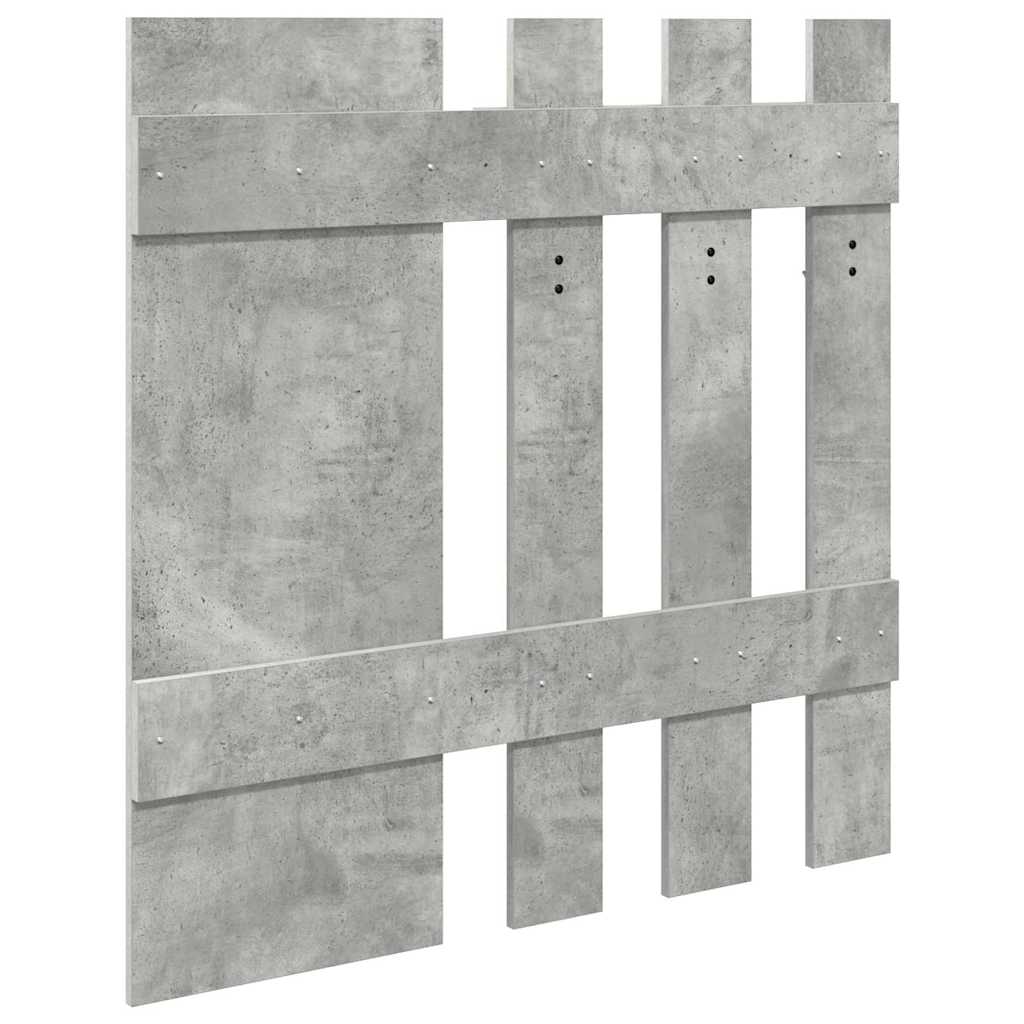 Cabideiro de Parede Cinza concreto 100 x 10 x 100 cm