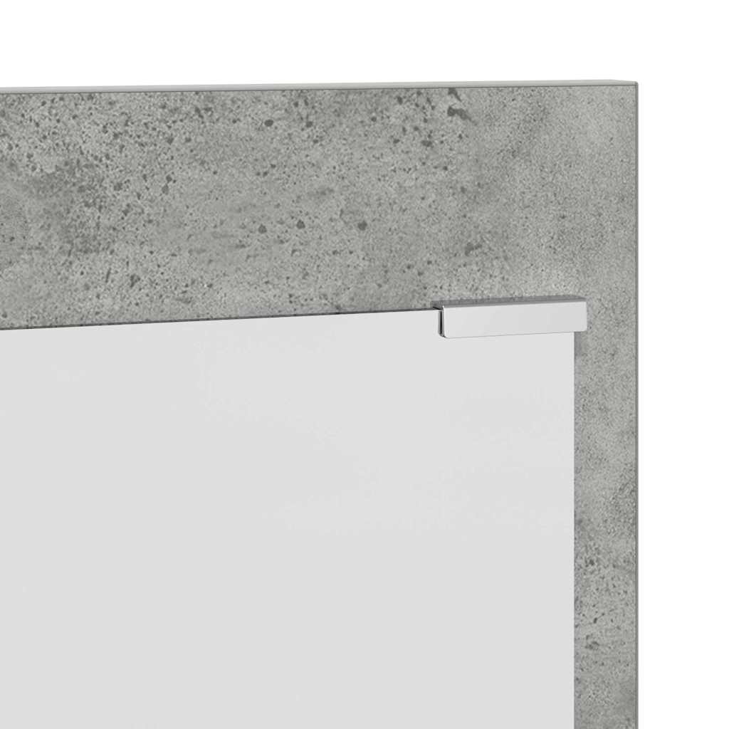 Cabideiro de Parede Cinzento cimento 70 x 10 x 90 cm