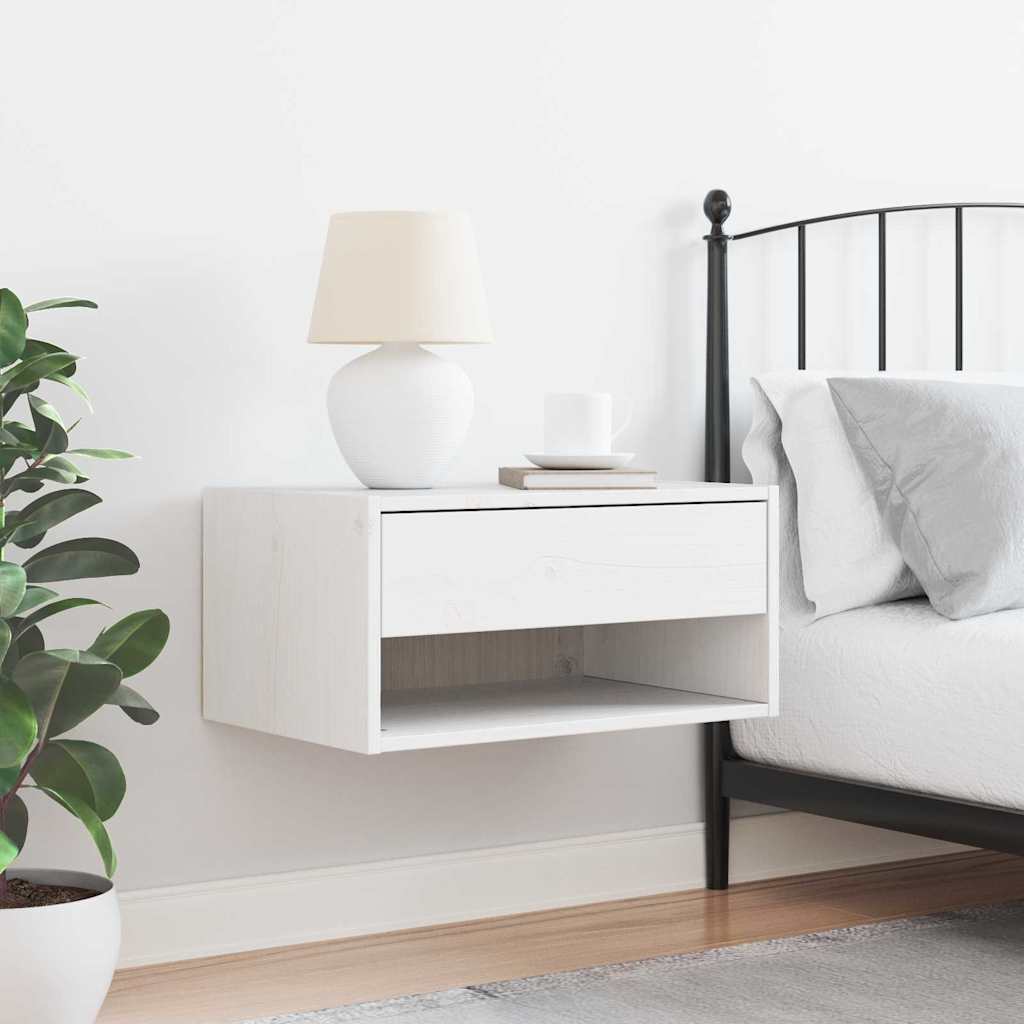 Mesa-de-cabeceira com gaveta Branco 50 x 32,5 x 24 cm