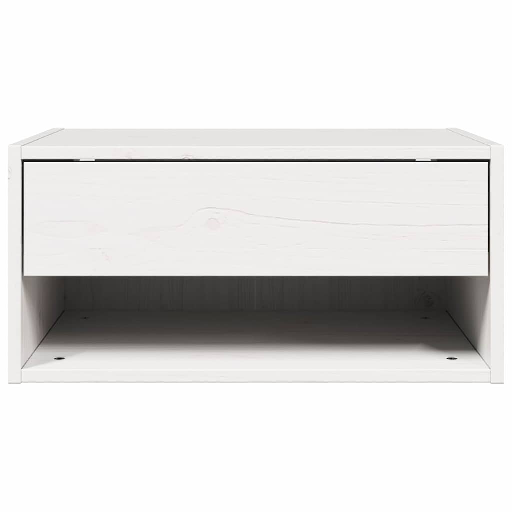 Mesa-de-cabeceira com gaveta 2 pcs Branco 50 x 32,5 x 24 cm