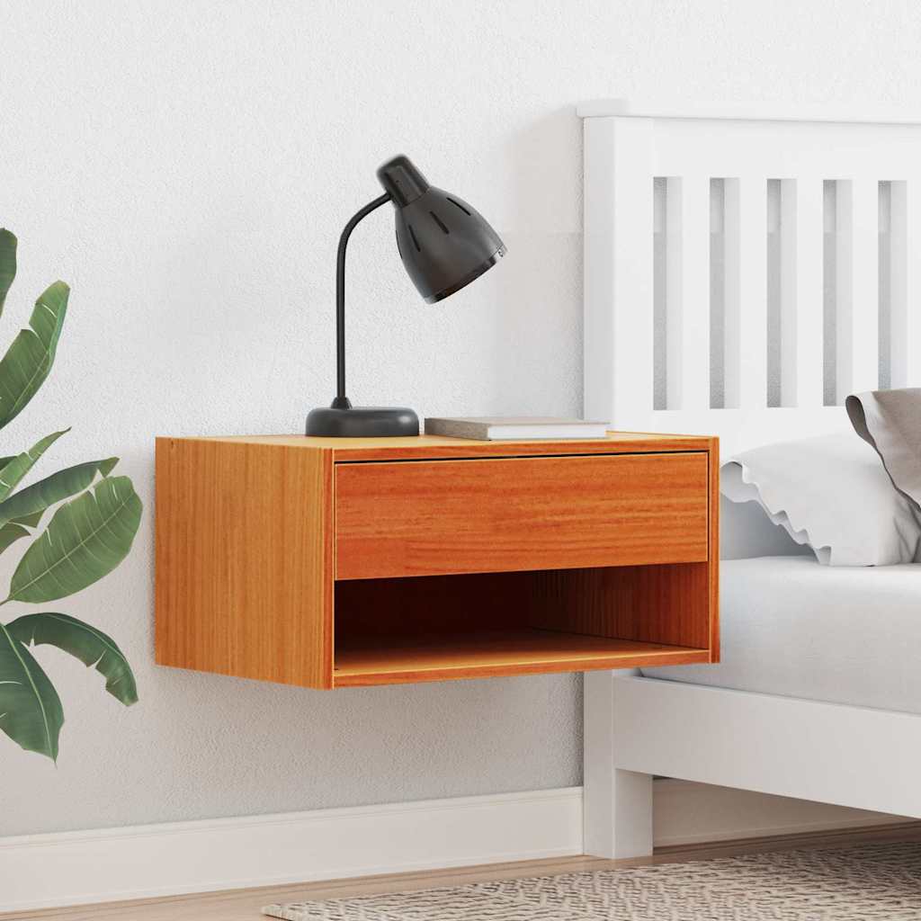 Mesa-de-cabeceira 2 pcs Castanho-mel 50 x 32,5 x 24 cm