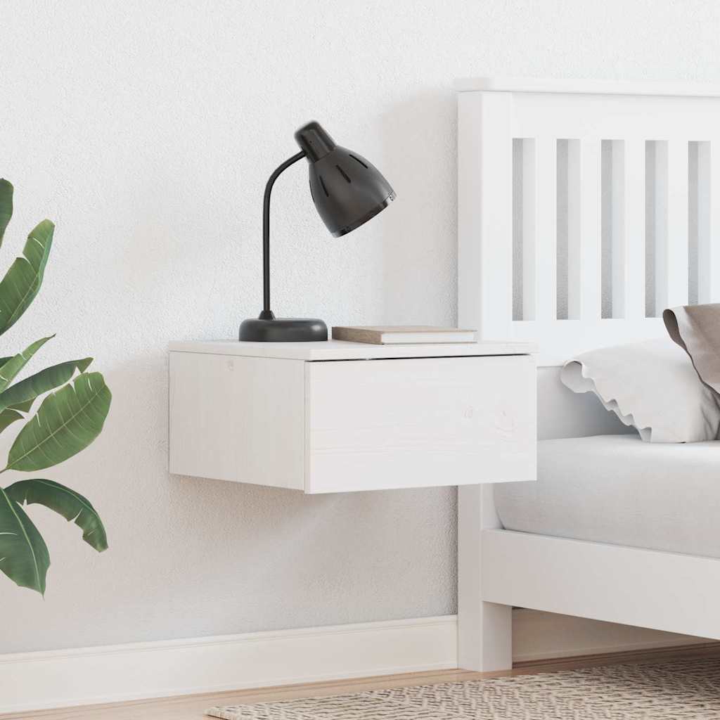 Mesa-de-cabeceira com gaveta Branco 37 x 35 x 18,5 cm