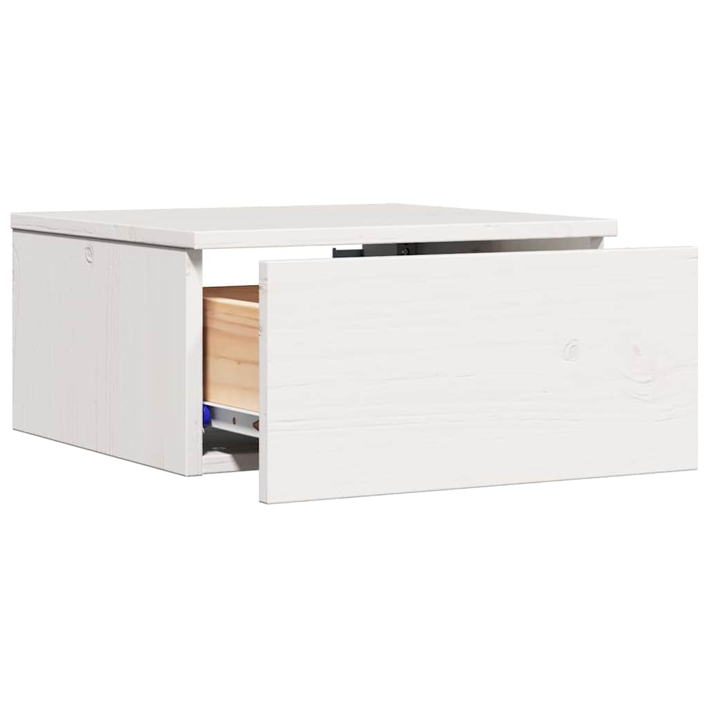Mesa-de-cabeceira com gaveta 2 pcs Branco 37 x 35 x 18,5 cm