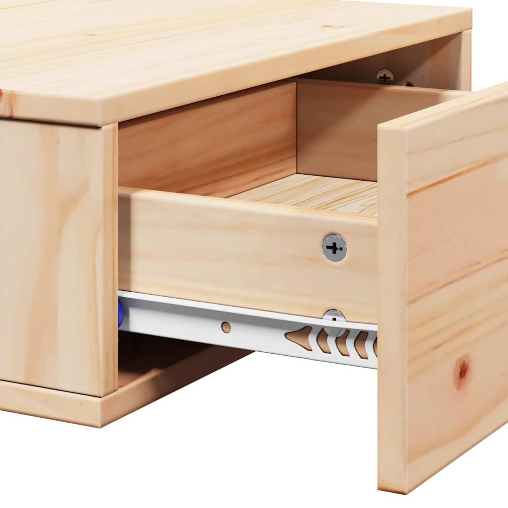 Mesa-de-cabeceira com gaveta 2 pcs Castanho 42 x 32.5 x 40 cm