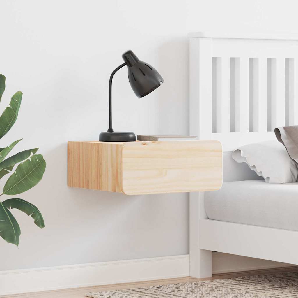 Mesa-de-cabeceira com gaveta Castanho 39 x 34 x 16.5 cm