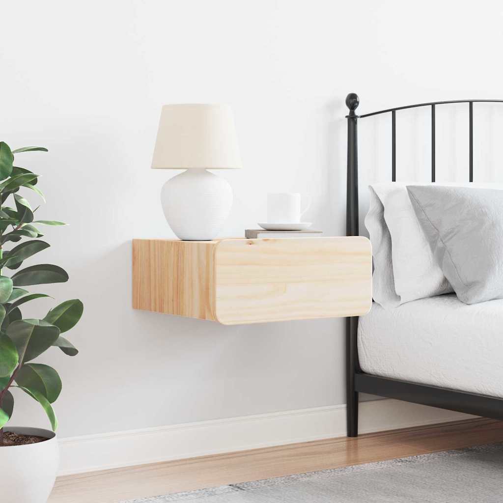Mesa-de-cabeceira com gaveta Castanho 39 x 34 x 16.5 cm