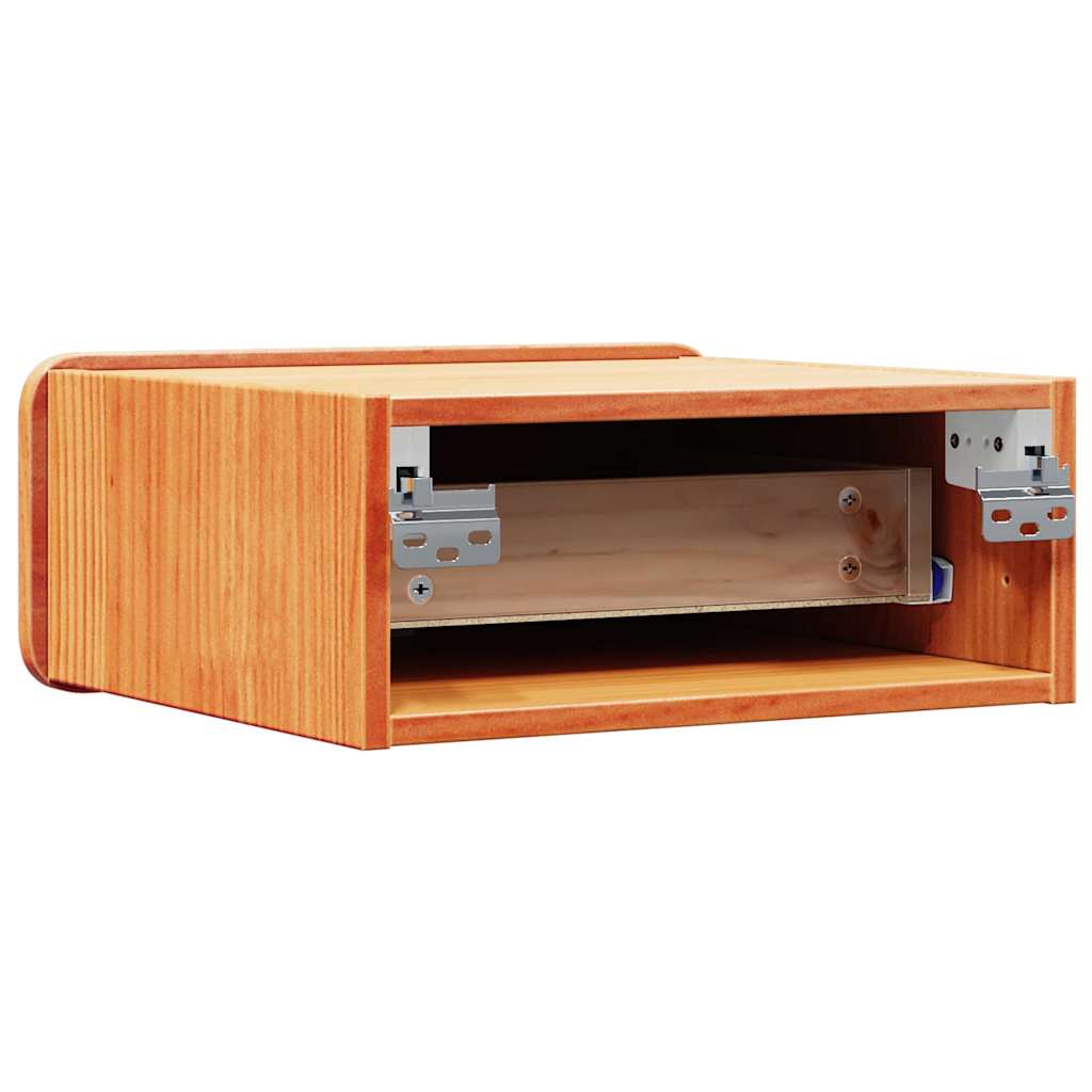 Mesa-de-cabeceira 2 pcs Castanho-mel 39 x 34 x 16.5 cm