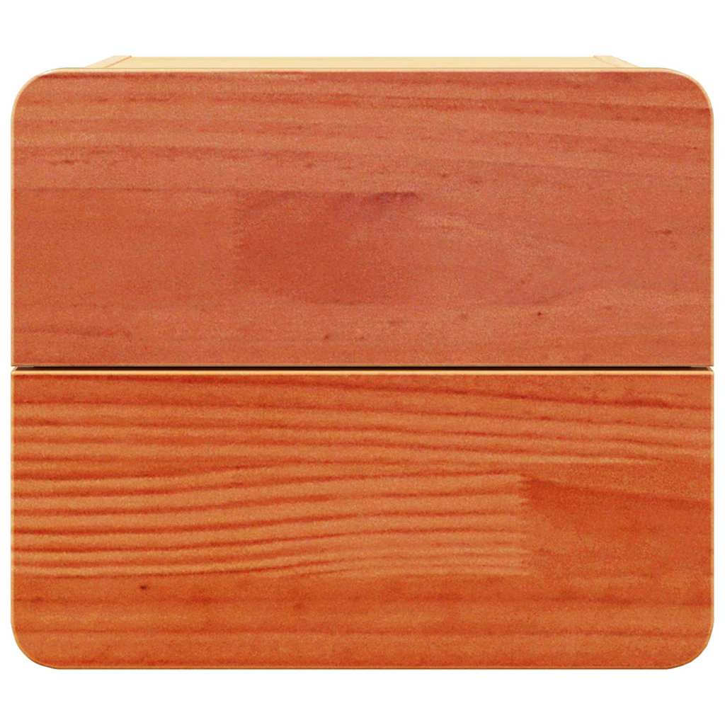 Mesa-de-cabeceira com gaveta Castanho-mel 39 x 34 x 33 cm