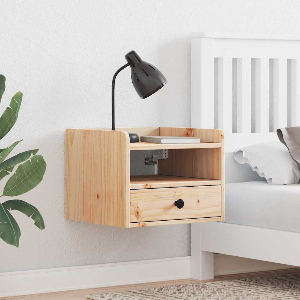 Mesa-de-cabeceira com gaveta 2 pcs Castanho 38 x 36 x 29,5 cm