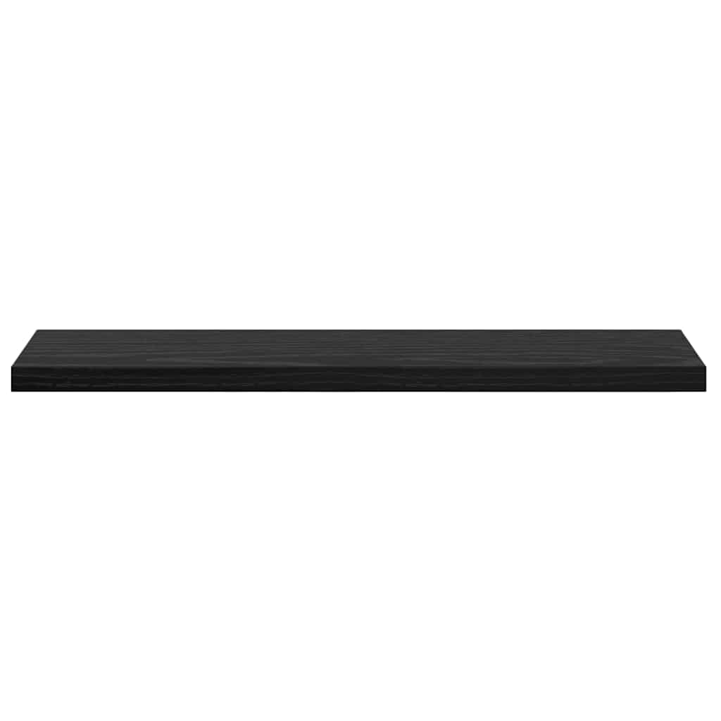 Estante de Prateleira 4 pcs Preto 40 x 10 x 1.5 cm
