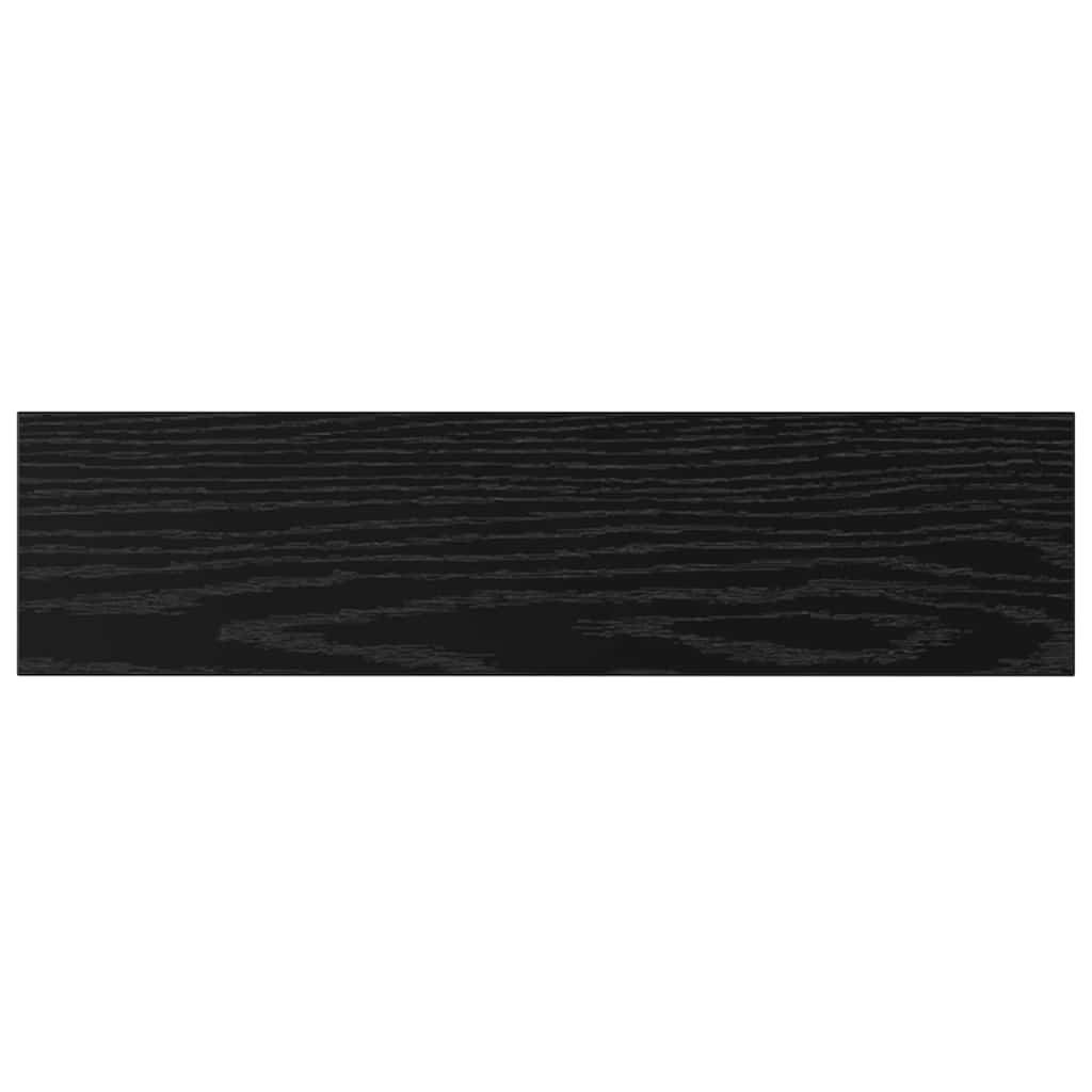 Estante de Prateleira 4 pcs Preto 40 x 10 x 1.5 cm
