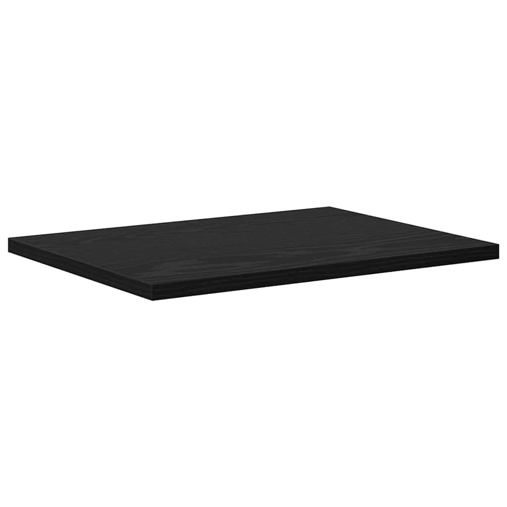 Estante de Prateleira 4 pcs Preto 40 x 30 x 1.5 cm
