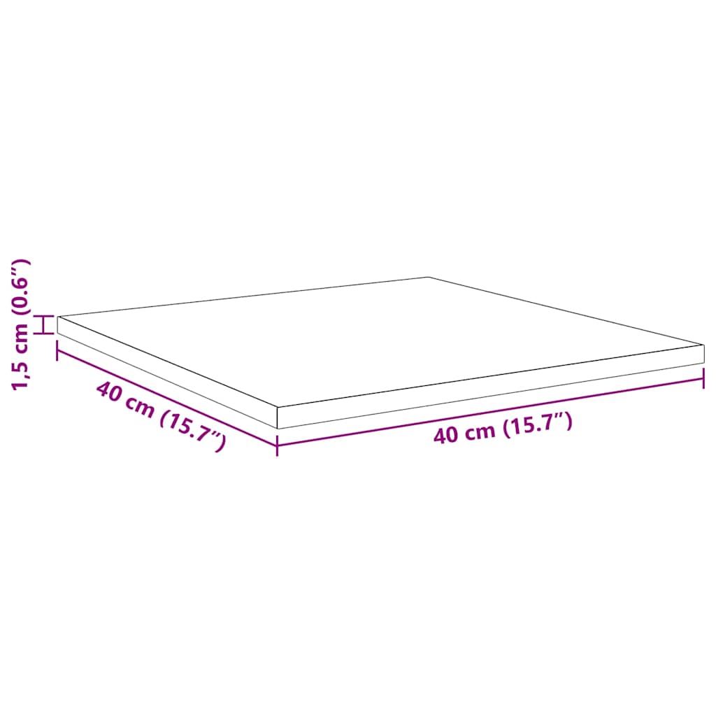 Estante de Prateleira 4 pcs Preto 40 x 40 x 1.5 cm