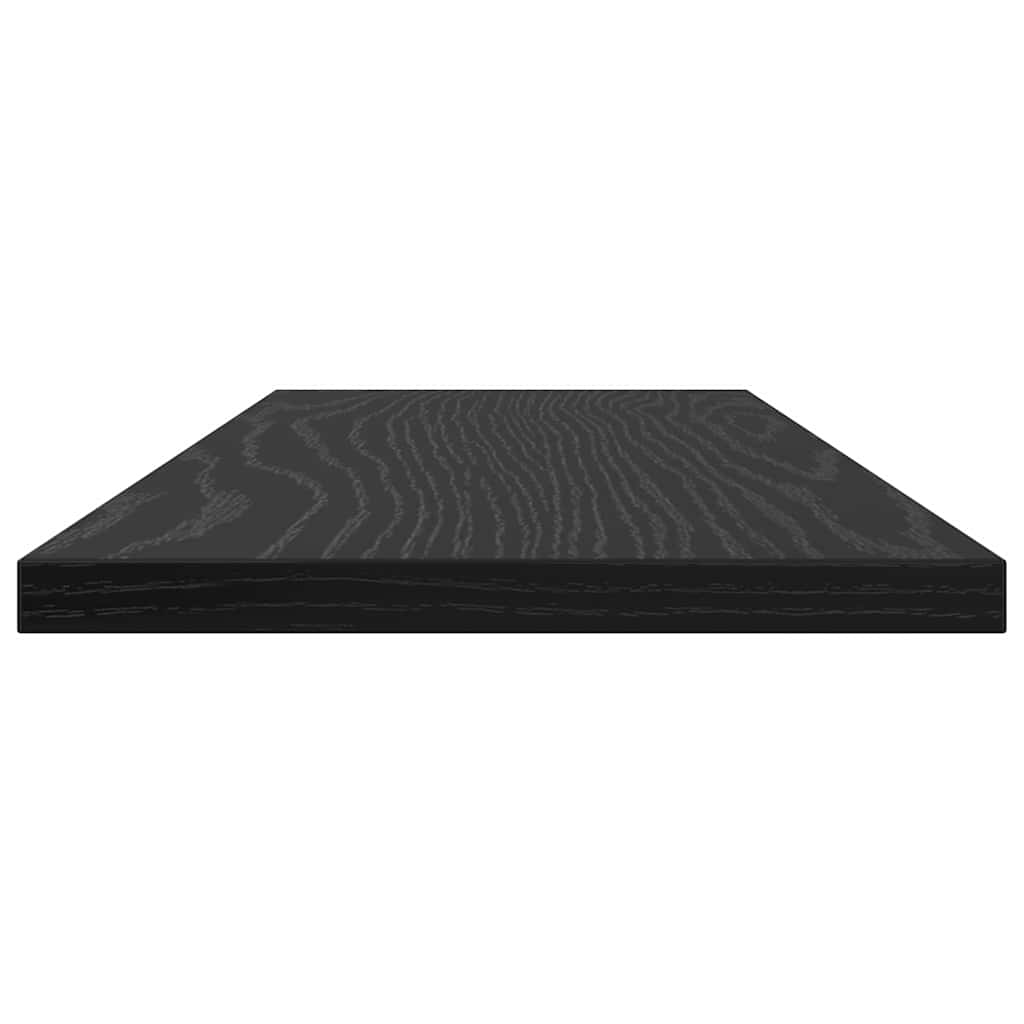 Estante de Prateleira 4 pcs Preto 60 x 20 x 1.5 cm