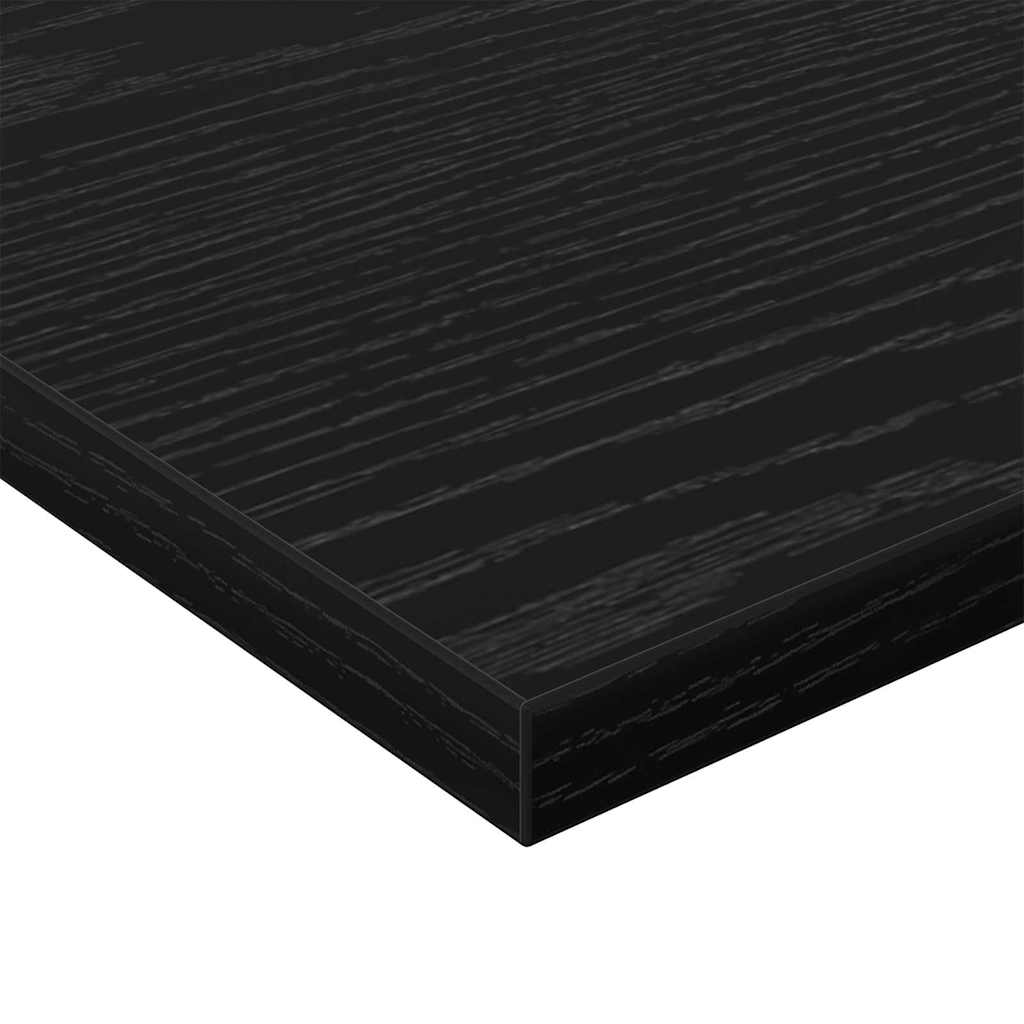 Estante de Prateleira 4 pcs Preto 60 x 30 x 1.5 cm