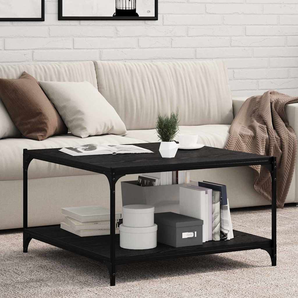 Estante de Prateleira 4 pcs Preto 80 x 40 x 1.5 cm