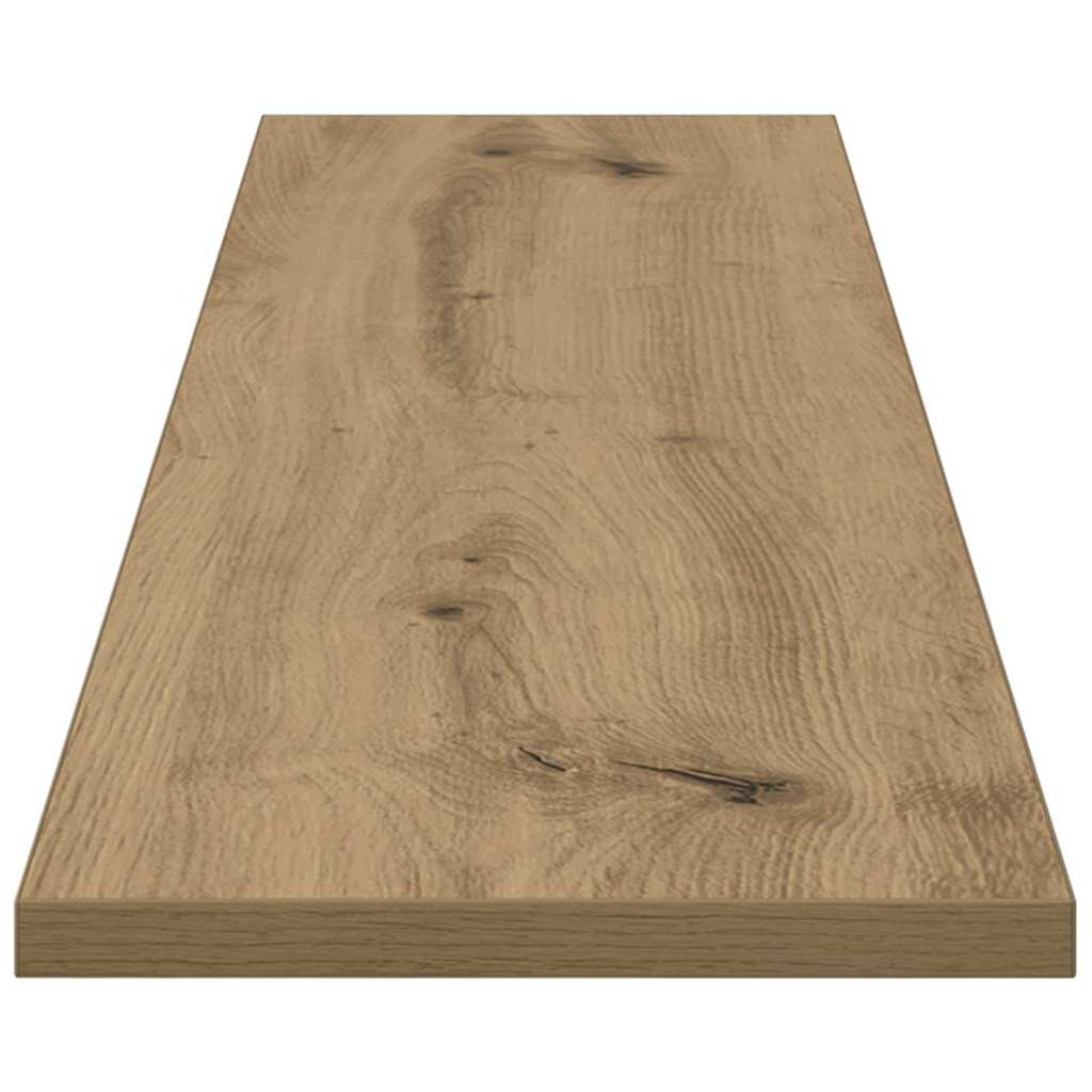 Estante de Prateleira 4 pcs Castanho 100 x 20 x 1.5 cm