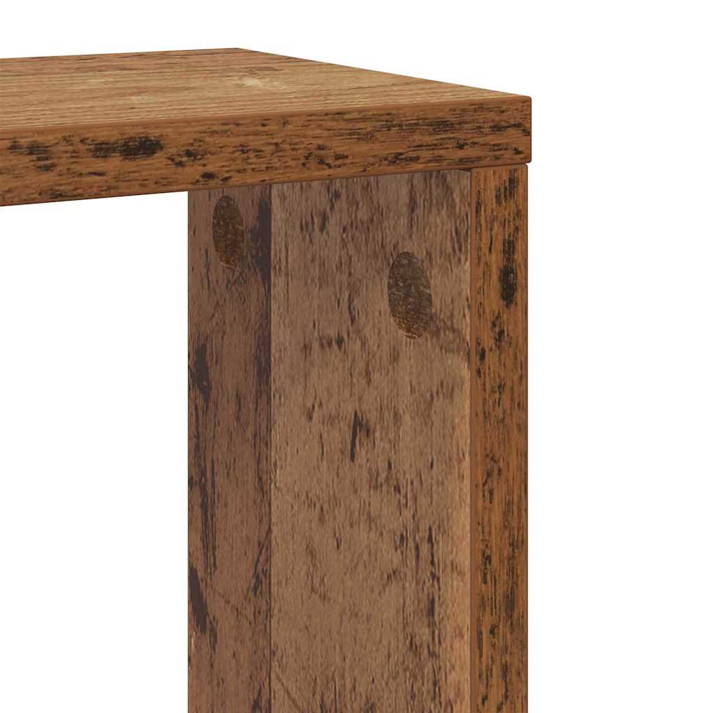 Prateleiras de Parede 2 pcs Madeira antiga 26 x 15 x 26 cm