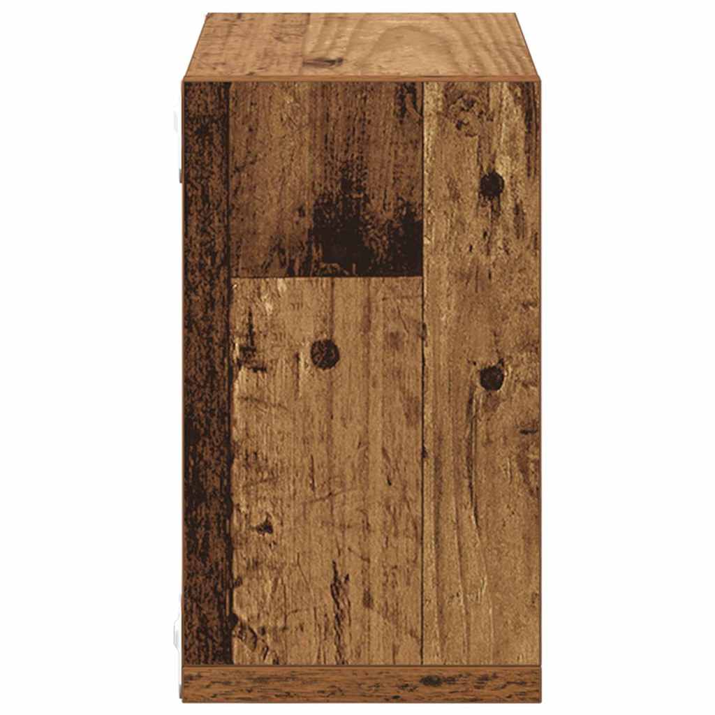 Prateleiras de Parede 2 pcs Madeira antiga 26 x 15 x 26 cm
