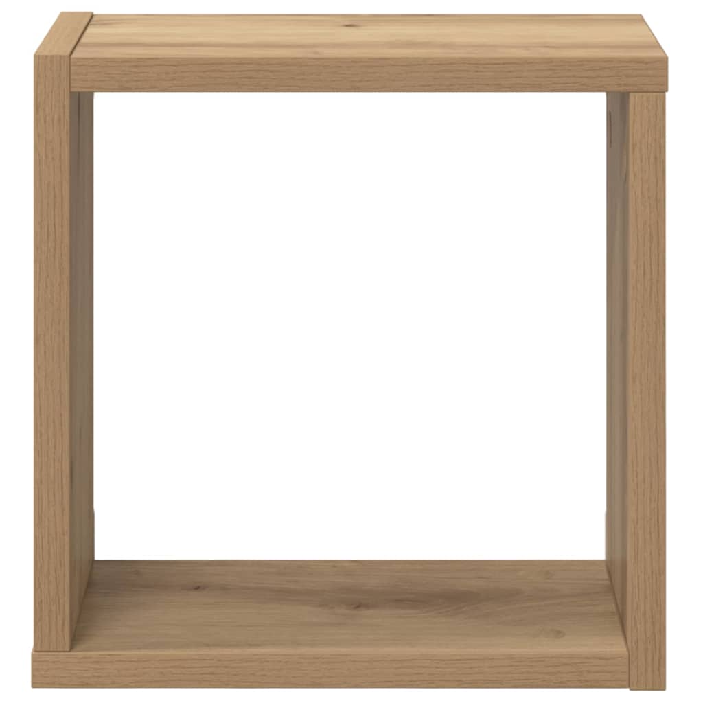 Prateleiras de Parede 2 pcs carvalho artisiano 26 x 15 x 26 cm
