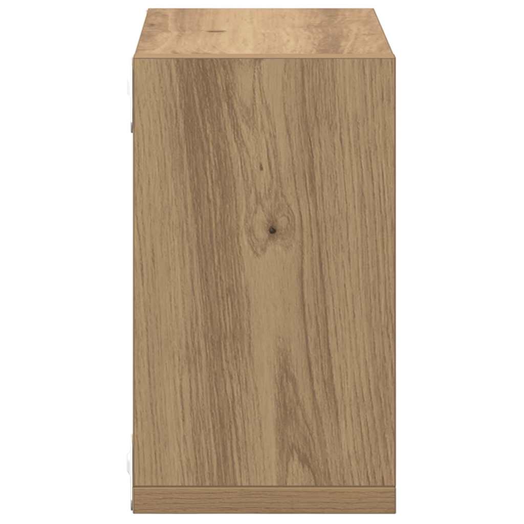 Prateleiras de Parede 2 pcs carvalho artisiano 26 x 15 x 26 cm