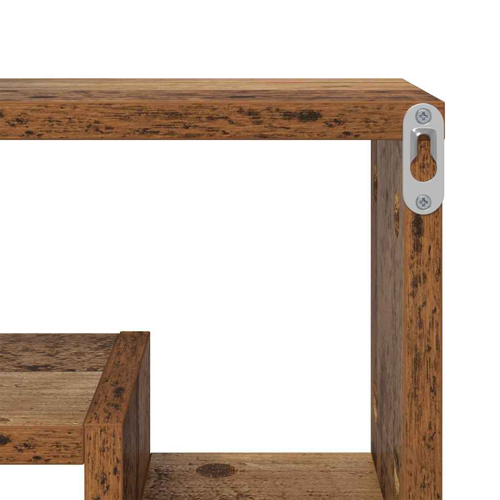 Prateleira de Parede Madeira antiga 82 x 15 x 51 cm