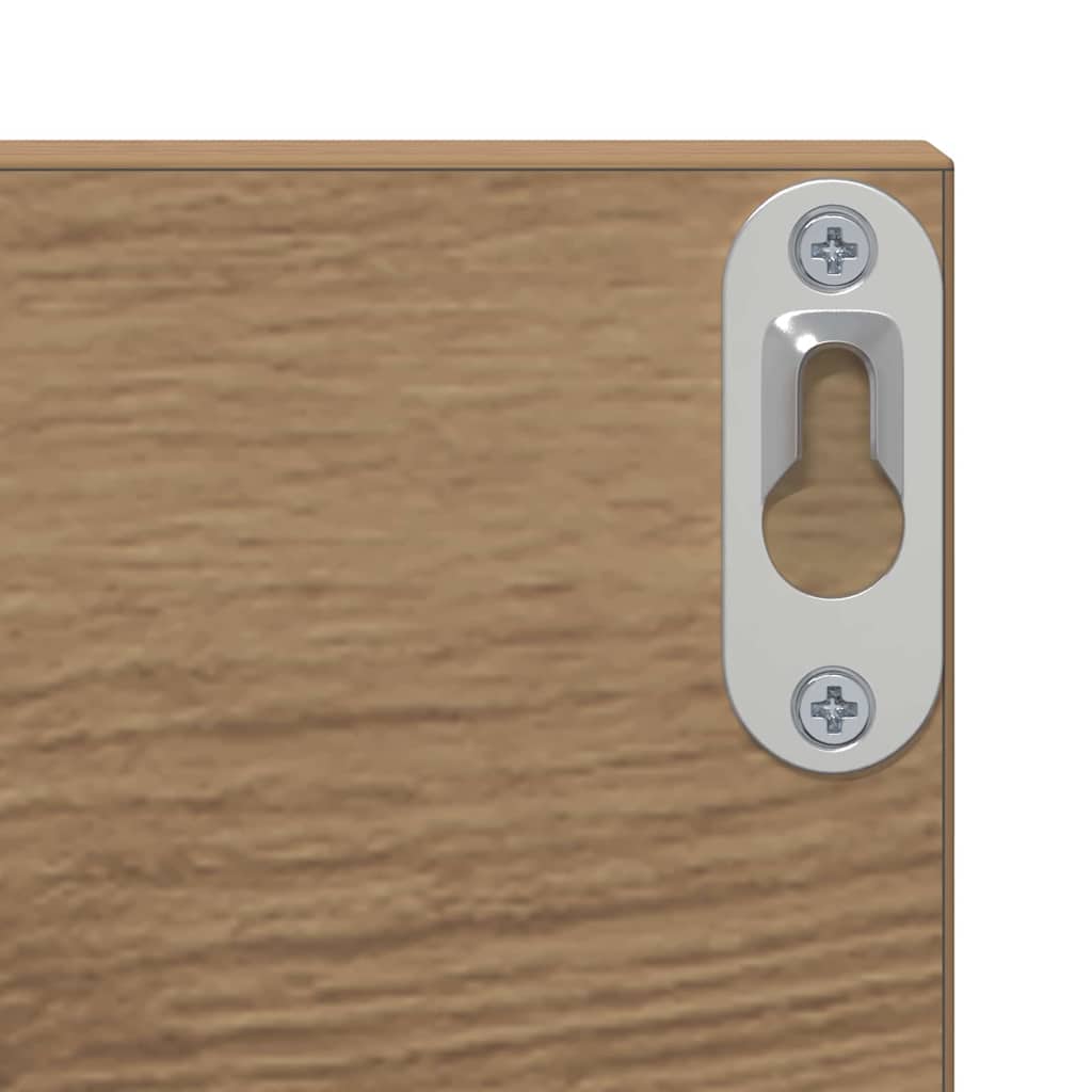 Prateleiras de Parede com prateleira 2 pcs carvalho artisiano