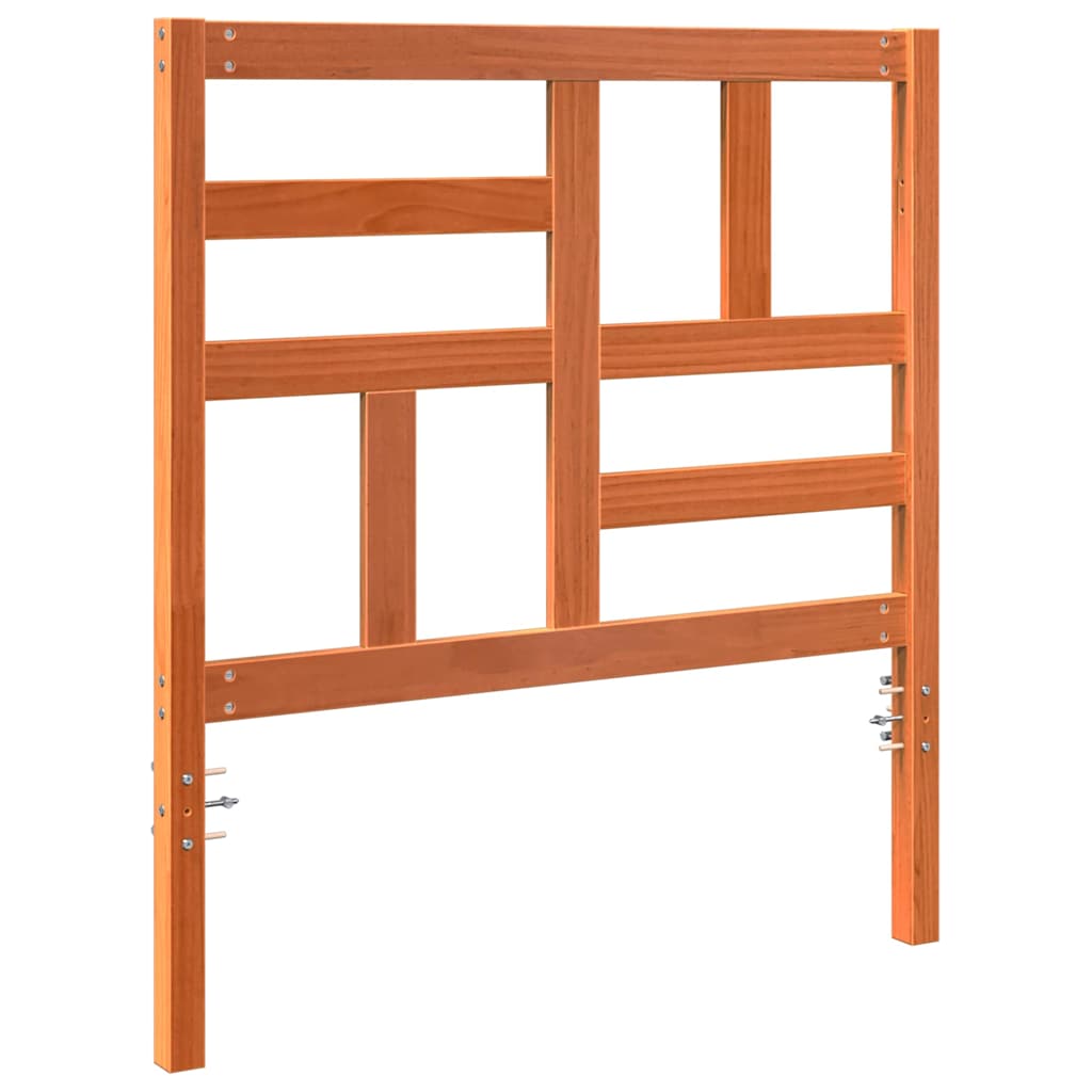Cabeceira de Cama com cabeceira Castanho-mel 80.5 x 4 x 104 cm