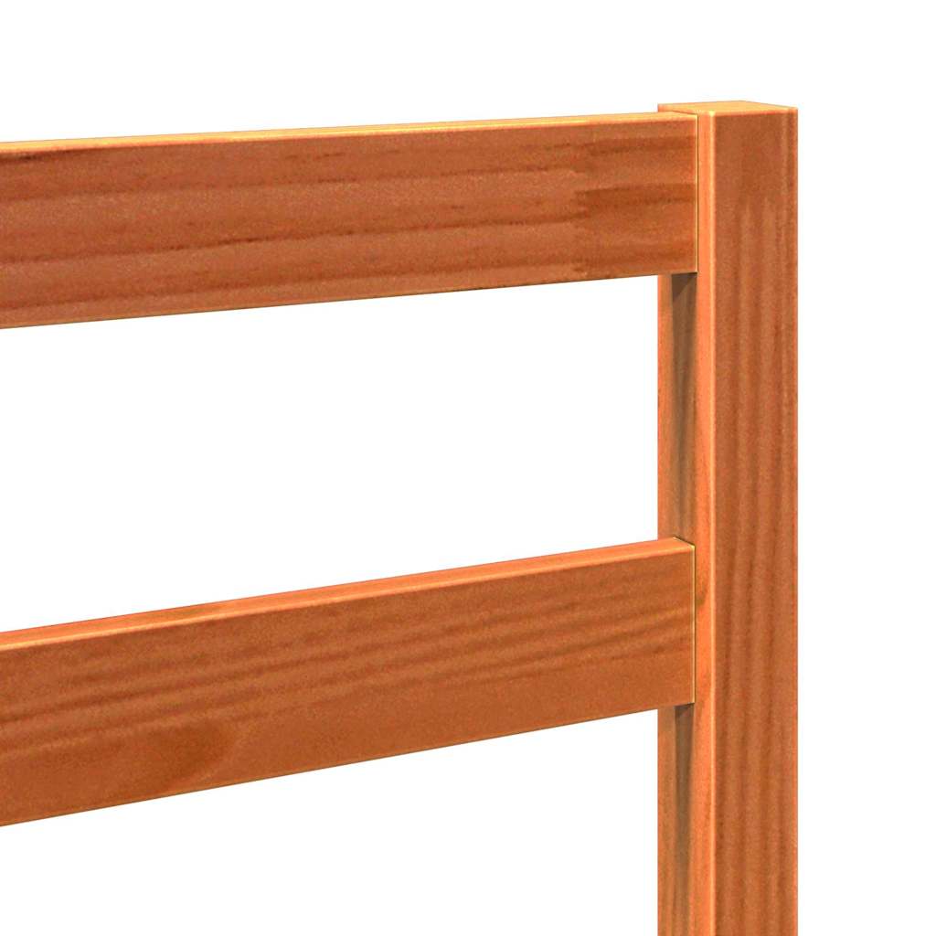 Cabeceira de Cama com cabeceira Castanho-mel 105.5 x 4 x 104 cm
