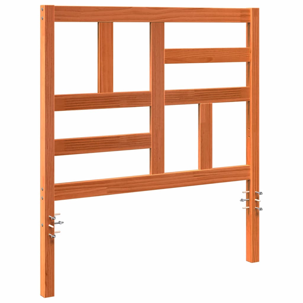 Cabeceira de Cama com cabeceira Castanho-mel 105.5 x 4 x 104 cm