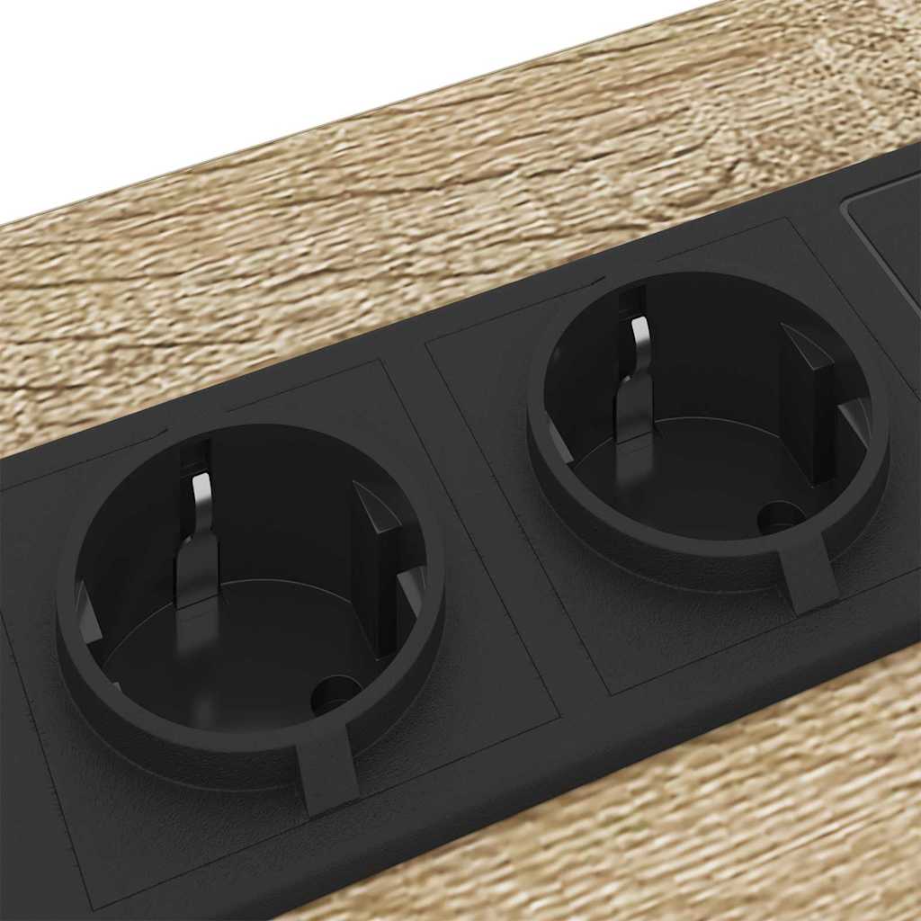 Mesa-de-cabeceira 2 pcs Carvalho fumado 30 x 48 x 61 cm