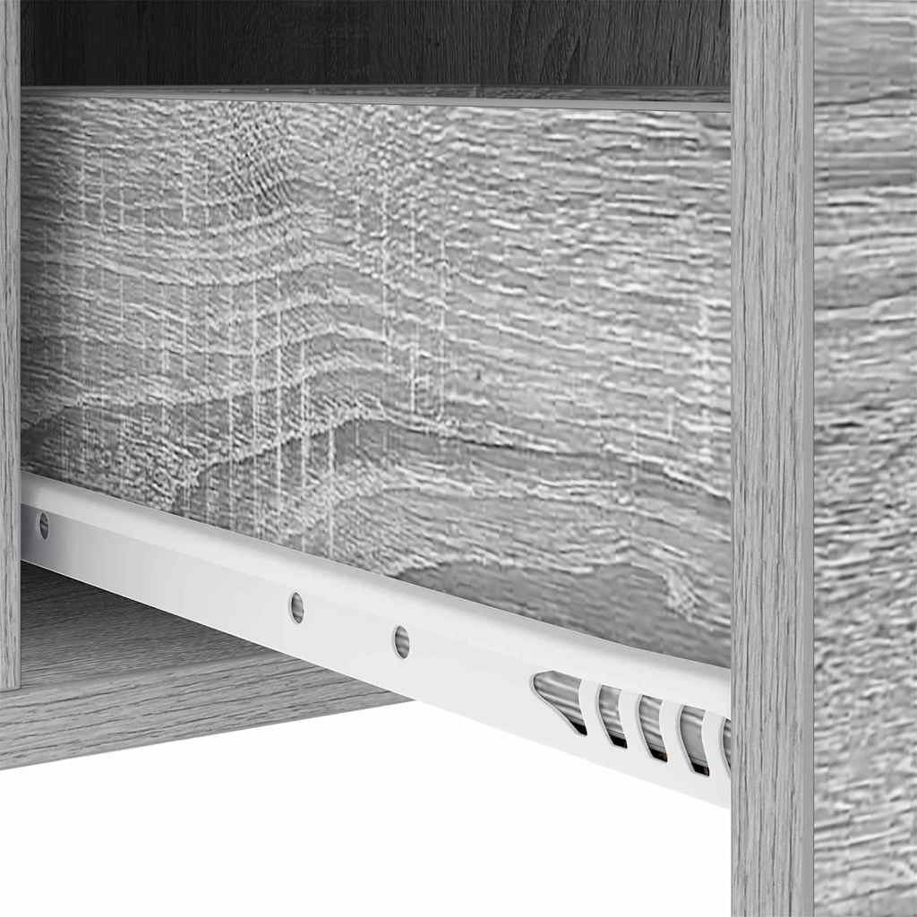 Mesa-de-cabeceira com gaveta Sonoma cinzento 30 x 48 x 61 cm
