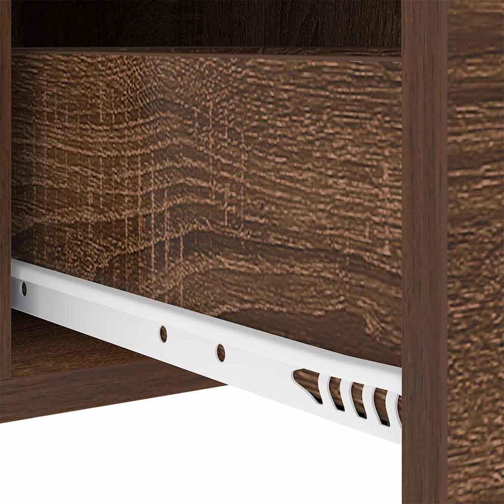 Mesa-de-cabeceira 2 pcs Carvalho fumado 30 x 48 x 61 cm