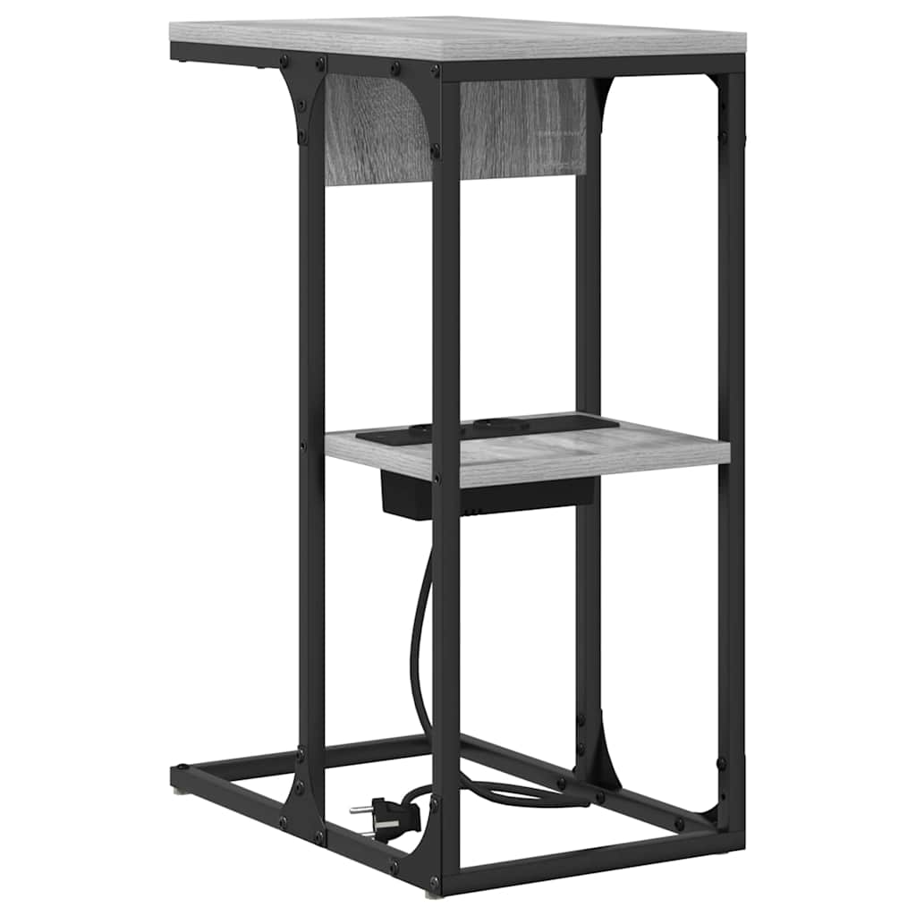 Mesa-de-cabeceira Sonoma cinzento 41.5 x 26 x 60.5 cm