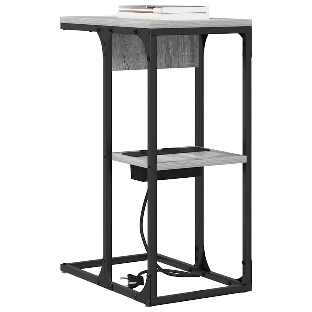 Mesa-de-cabeceira Sonoma cinzento 41.5 x 26 x 60.5 cm