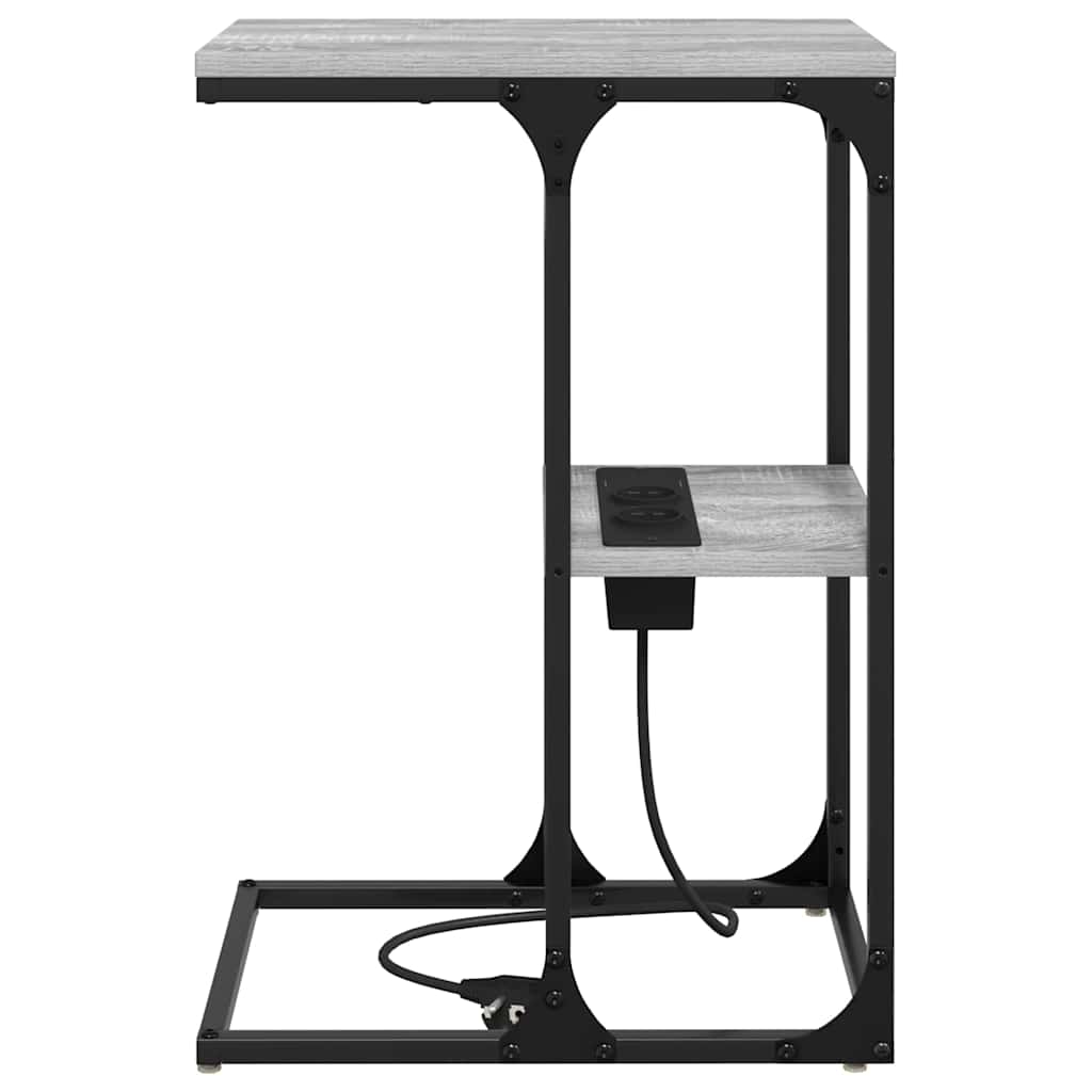 Mesa-de-cabeceira Sonoma cinzento 41.5 x 26 x 60.5 cm