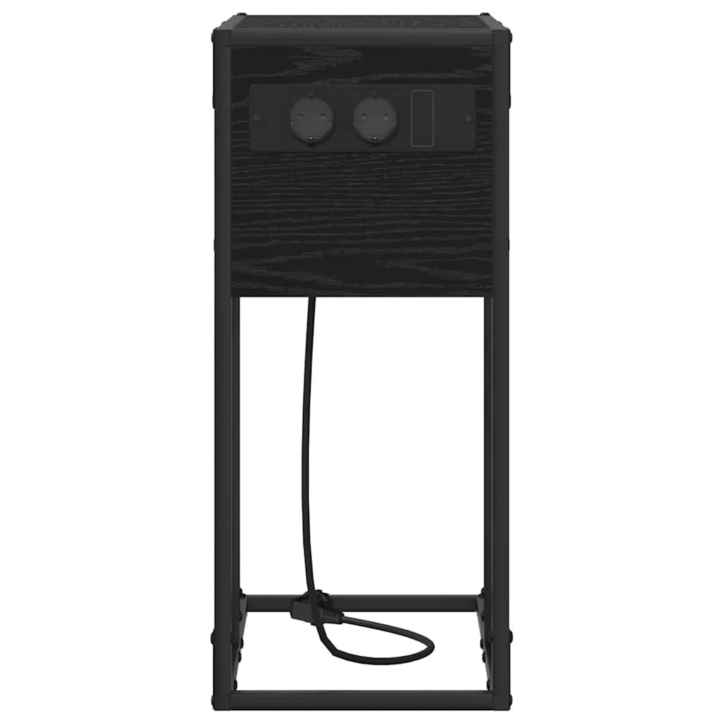 Mesa-de-cabeceira Carvalho preto Madeira processada